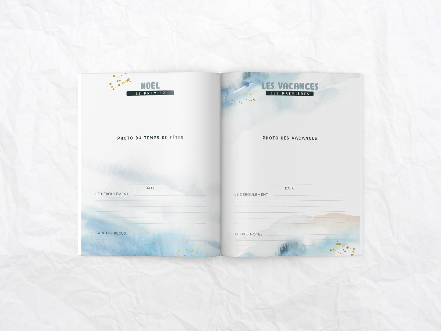 Livre de naissance Bébé baleine