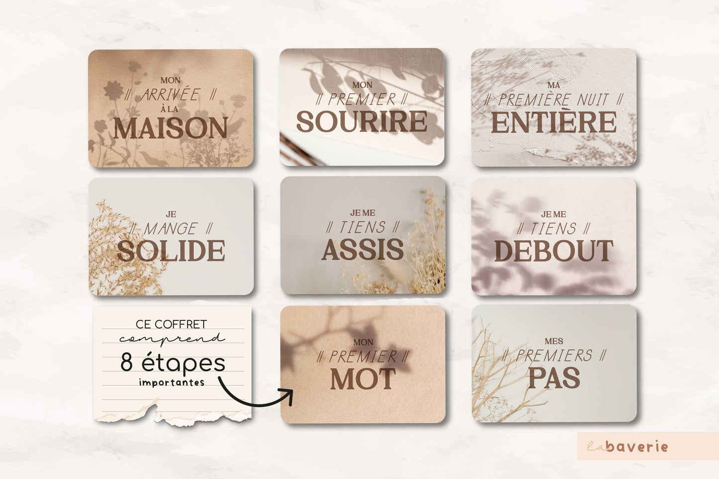 Carton de naissance Leaves