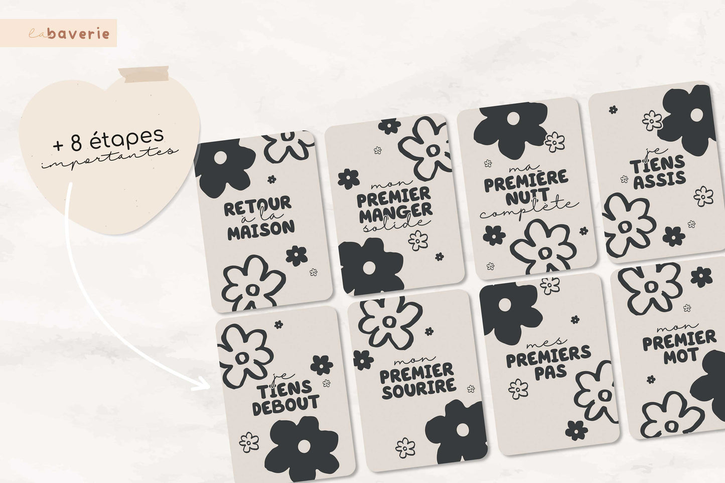 Carton de naissance Gribouille