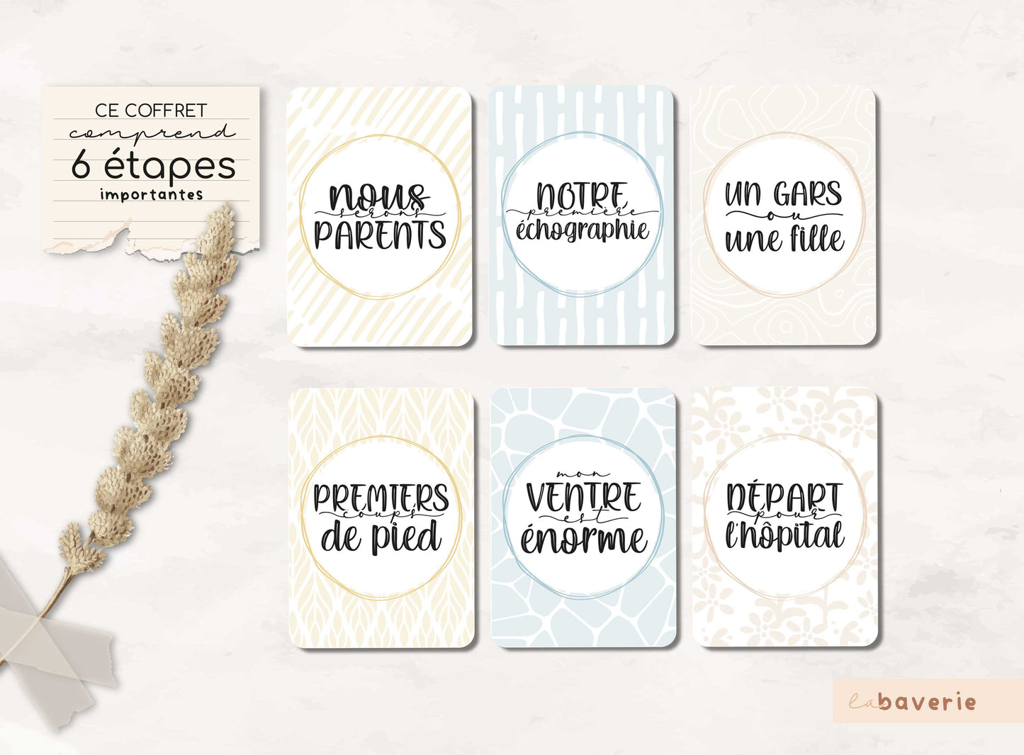Carton de grossesse Poppy