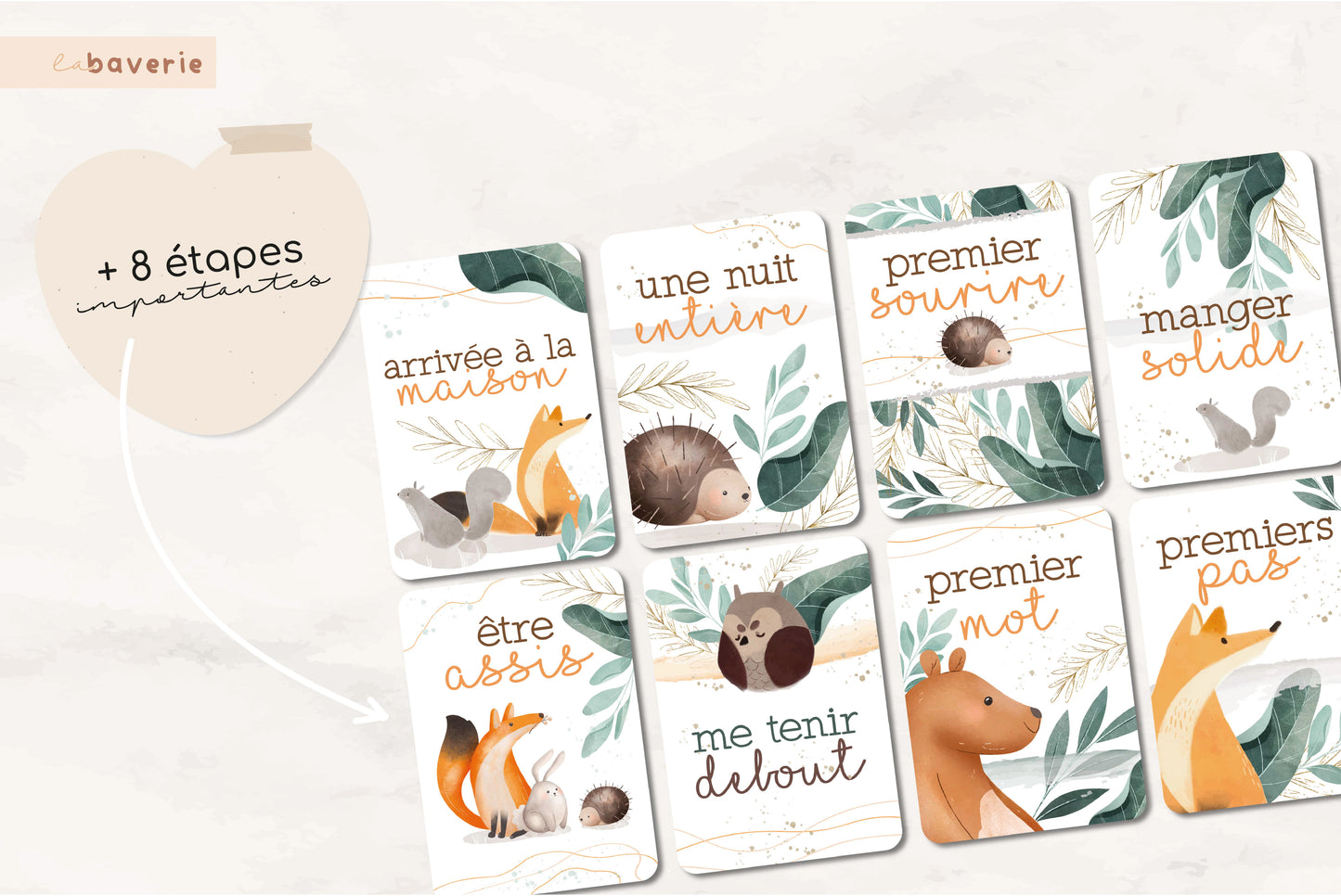 Carton de naissance Laforêt