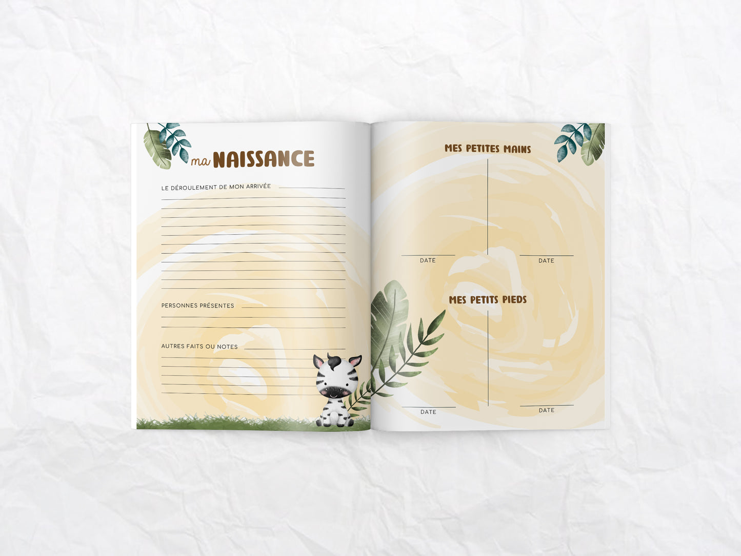 Livre de naissance MiniSafari