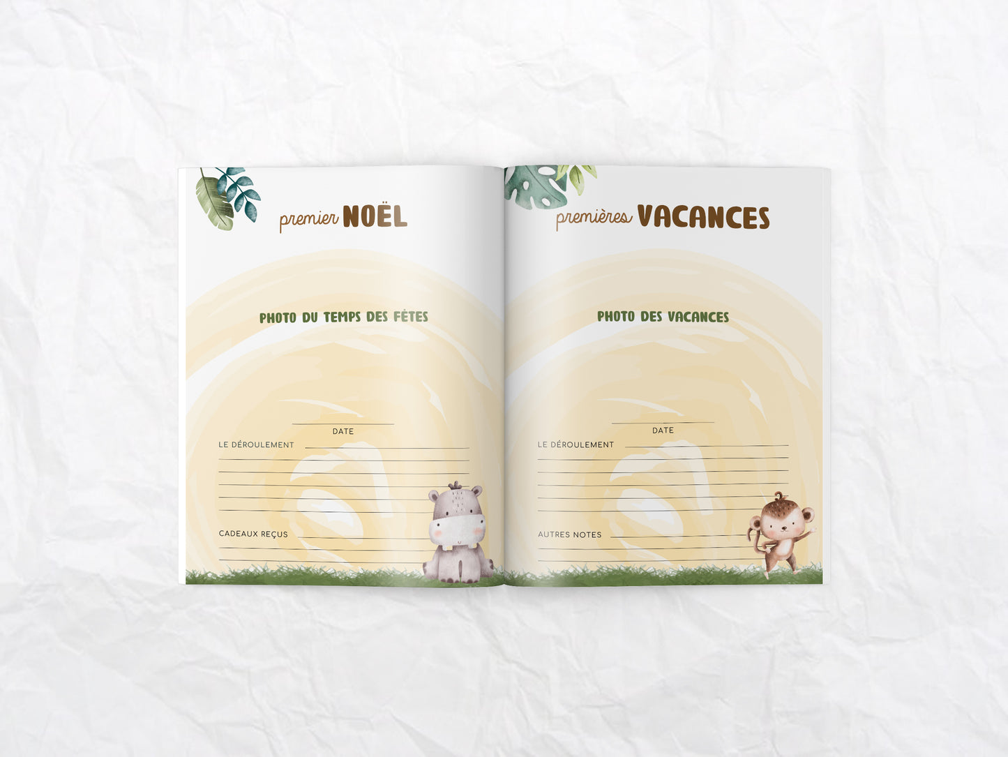 Livre de naissance MiniSafari