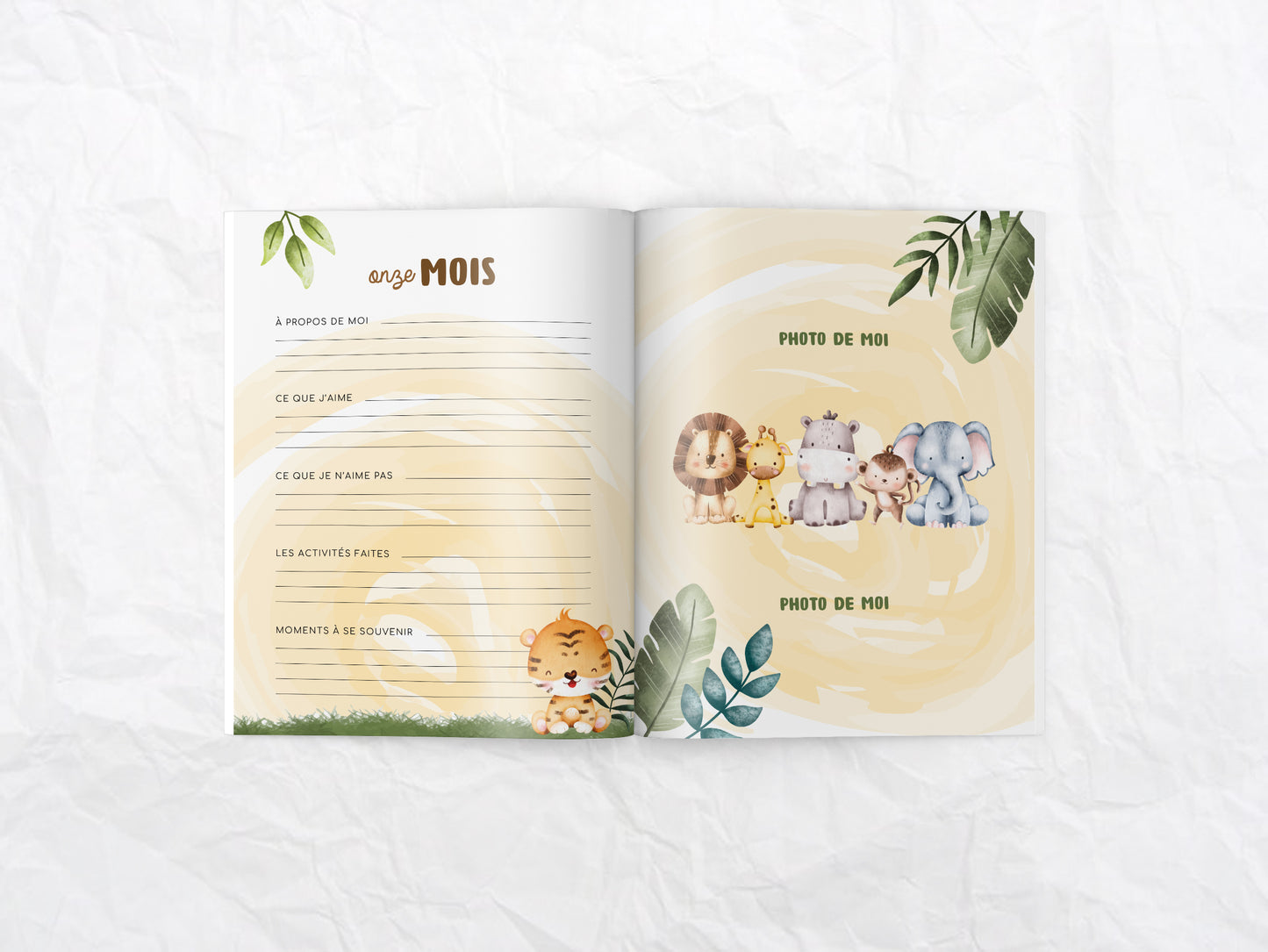 Livre de naissance MiniSafari