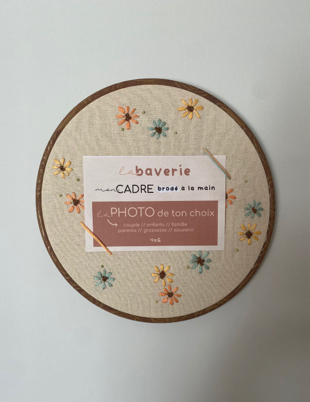 Cadre brodé