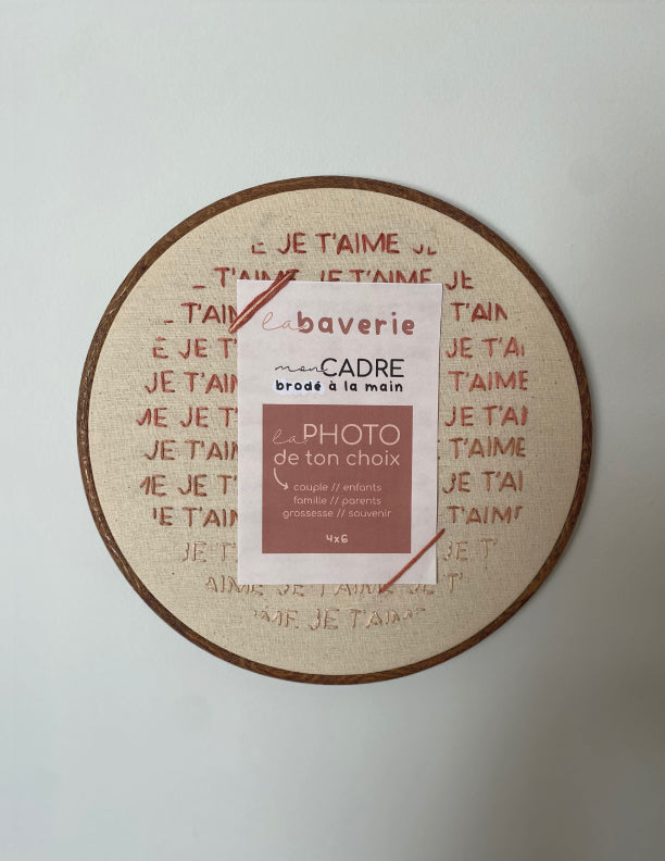 Cadre brodé
