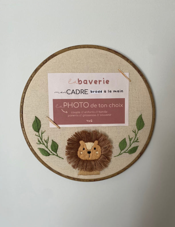 Cadre brodé