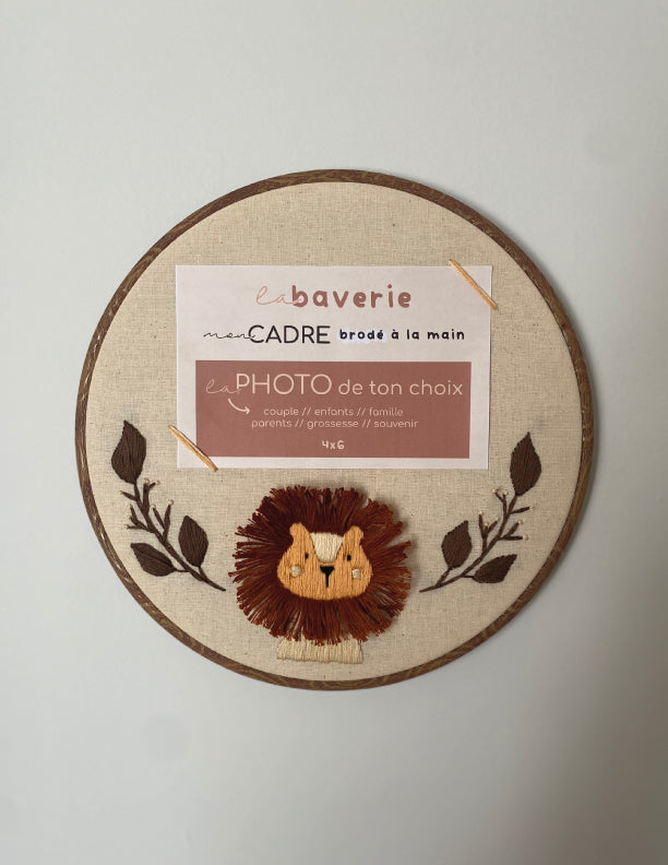 Cadre brodé