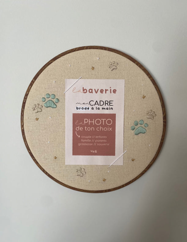 Cadre brodé