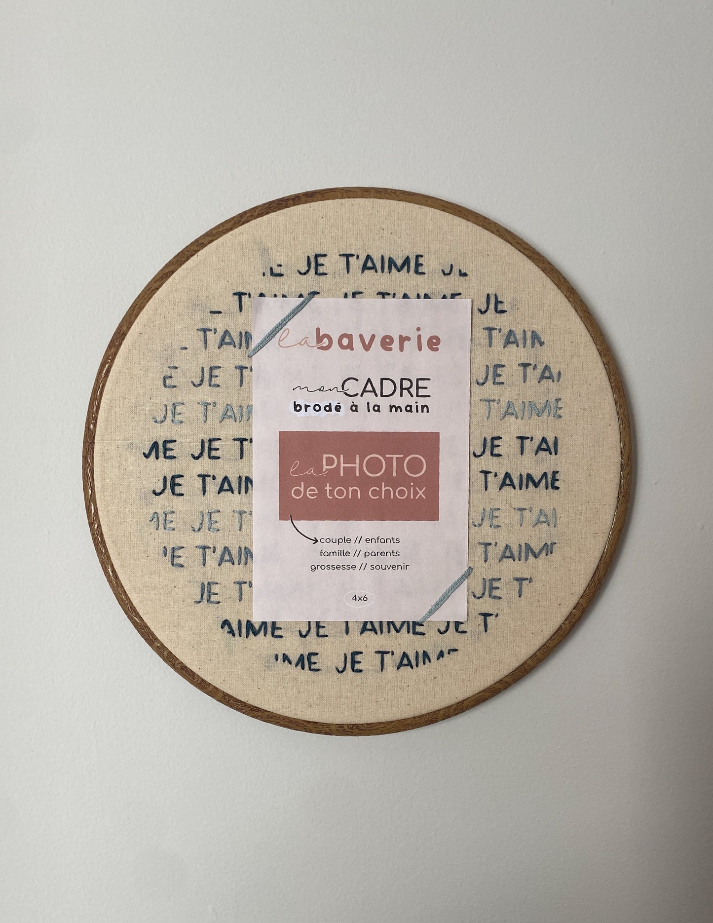 Cadre brodé