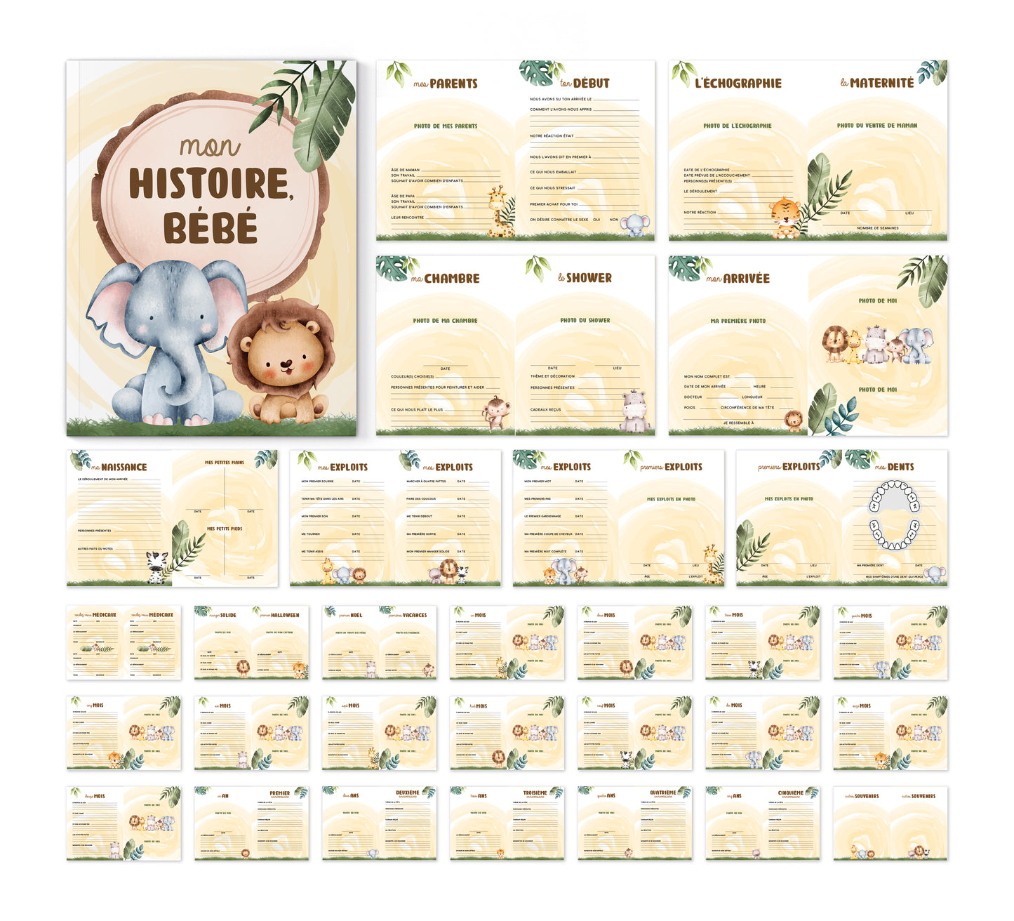 Livre de naissance MiniSafari