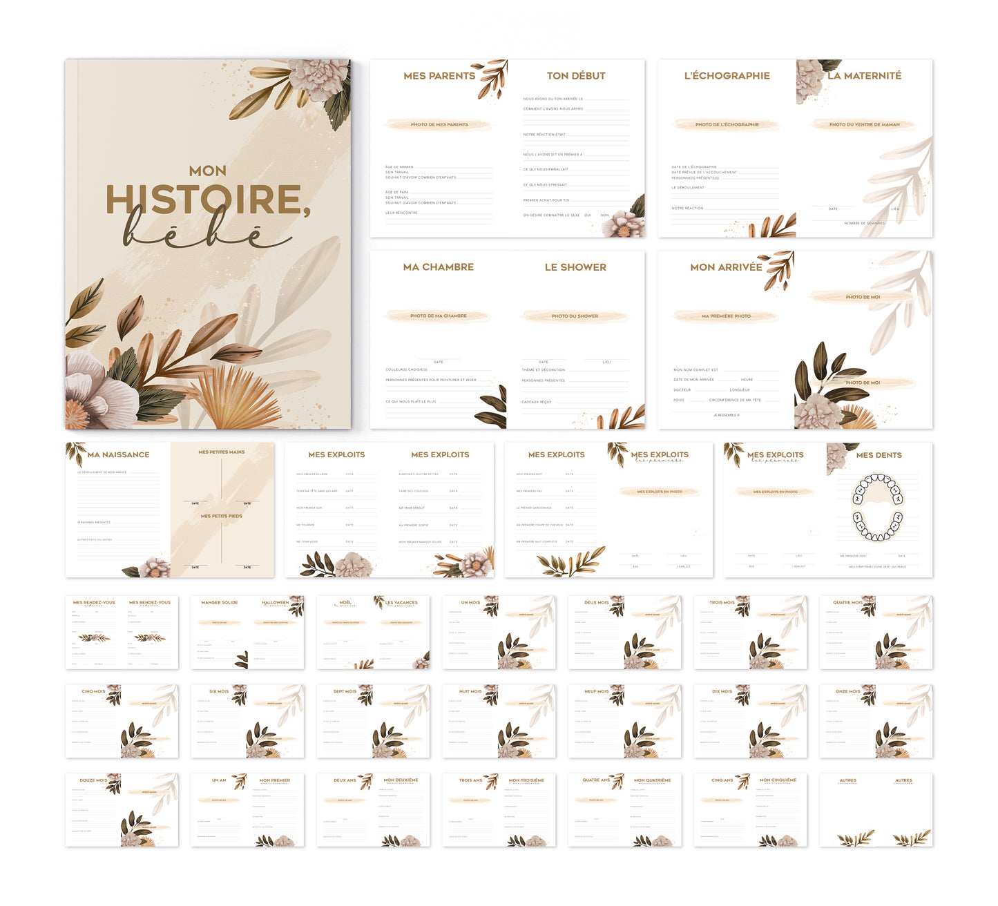 Livre de naissance Mon jardin