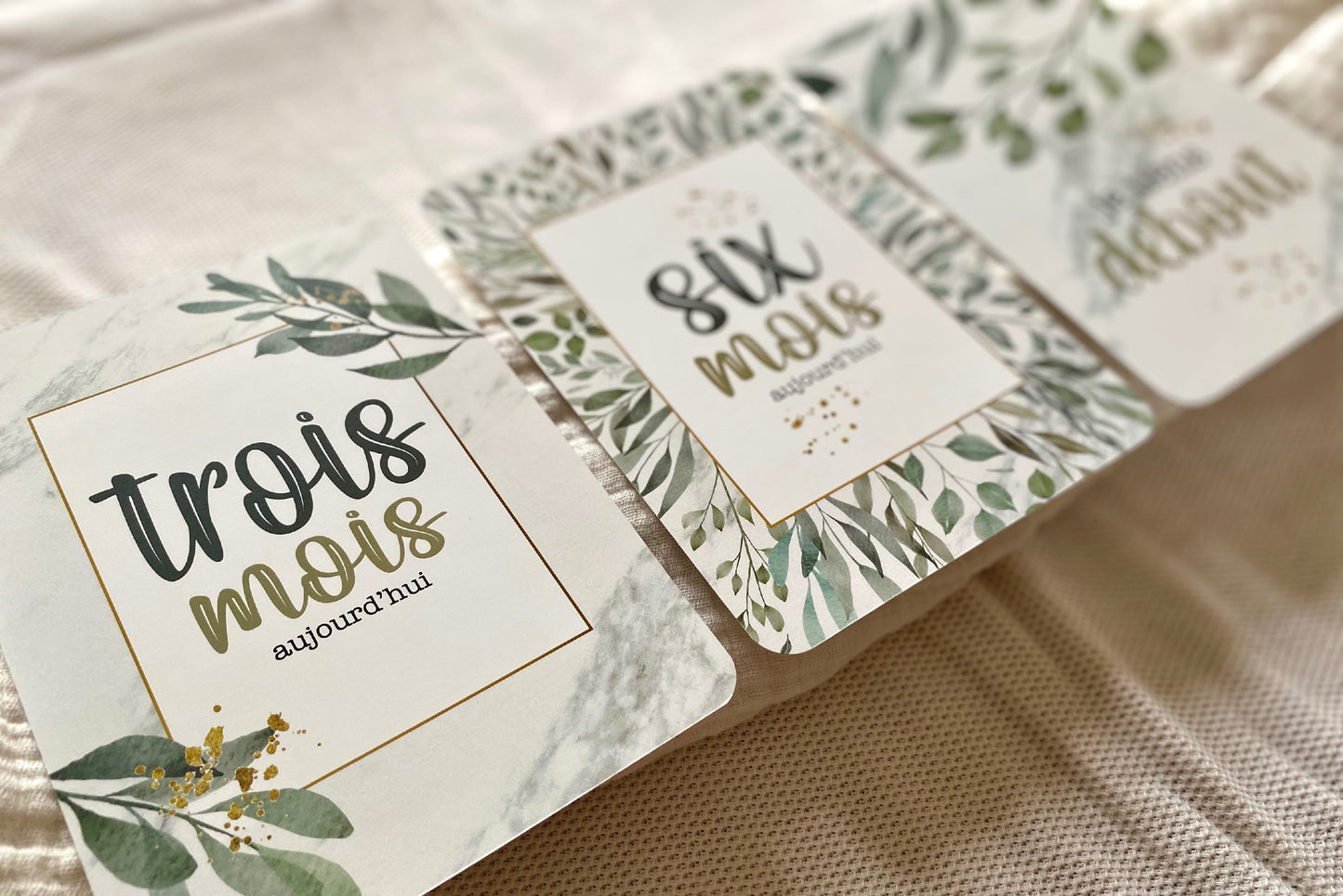 Carton de naissance Sauge Vert