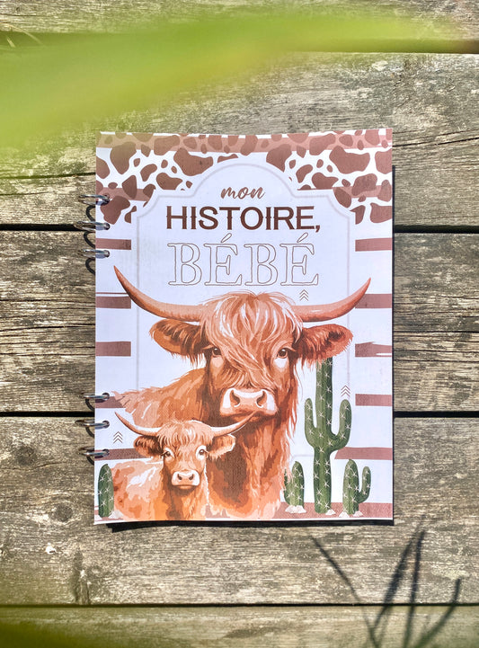 Livre de naissance à anneaux Highland