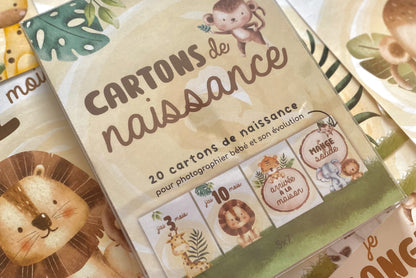 Carton de naissance MiniSafari